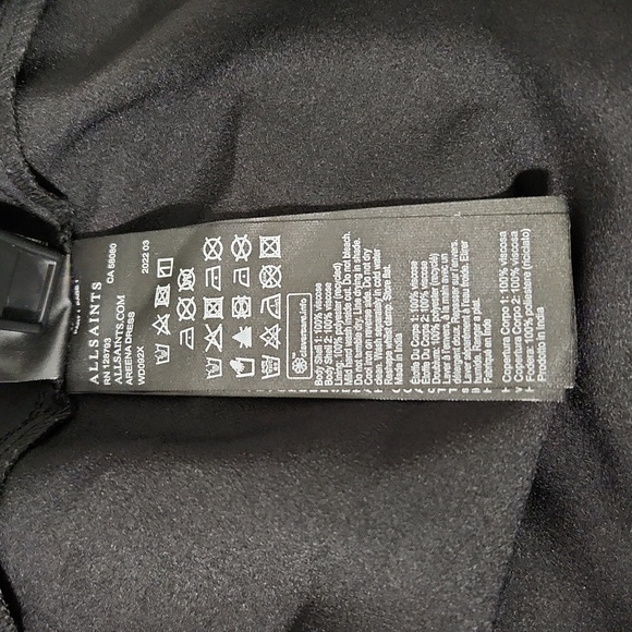 NWOT AllSaints Areena Sleveless Maxi Dress. Size 4 - Picture 13 of 13